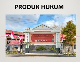 Tabel Produk Hukum Kalurahan Girikarto